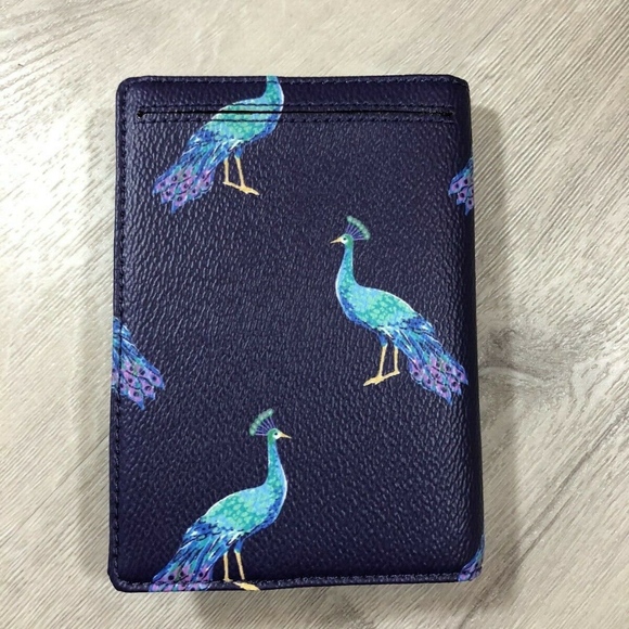 Kate Spade Peacock Party Passport Holder Cover - Picture 2 of 7
